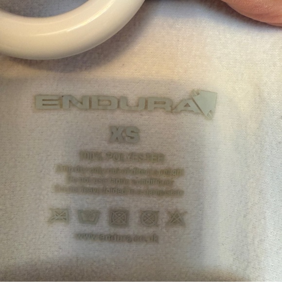 Endura Womens XS Gray and White Fleece Lined Cycling Jacket - Picture 9 of 14